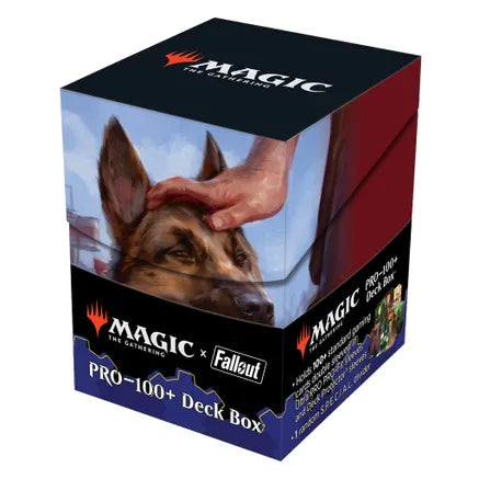 Fallout Dogmeat, Ever Loyal 100+ Deck Box for Magic: The Gathering - Ultra Pro Deck Boxes