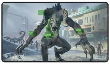 Fallout V.A.T.S. Black Stitched Standard Gaming Playmat for Magic: The Gathering - Ultra Pro Playmats
