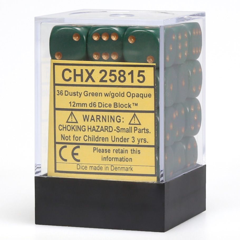 Opaque: 12mm D6 (36)