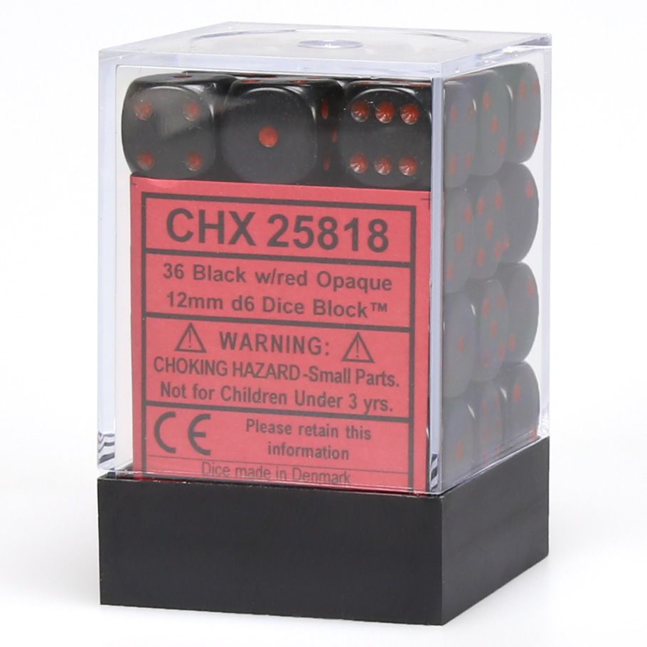 Opaque: 12mm D6 (36)