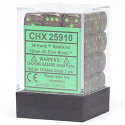 d6 Cube 12mm Speckled (36)