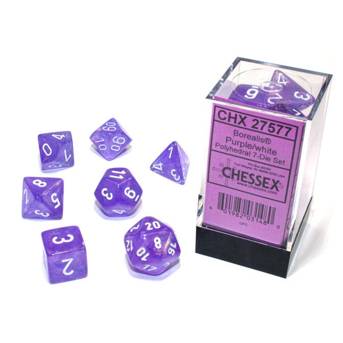 Borealis Luminary 7-Set Cube Purple White