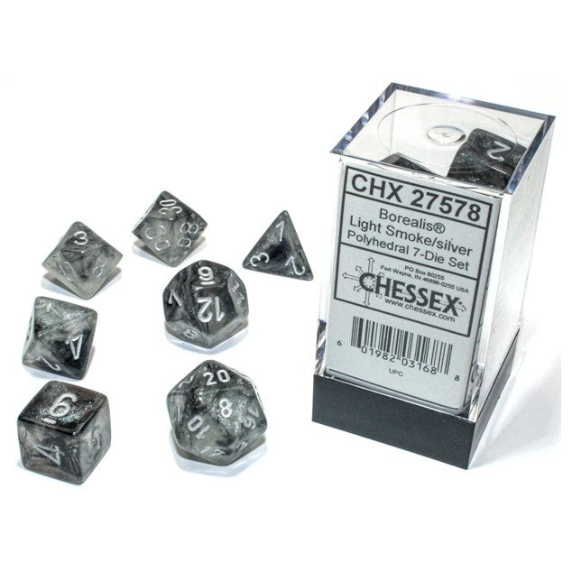 Borealis Luminary 7-Set Cube Light Smoke Silver