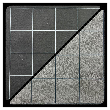 Battlemat: Reversible Squares Black & Grey