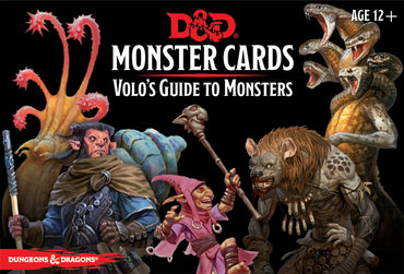 Dungeons & Dragons RPG: Monster Cards - Volo`s Guide to Monsters (81 cards)