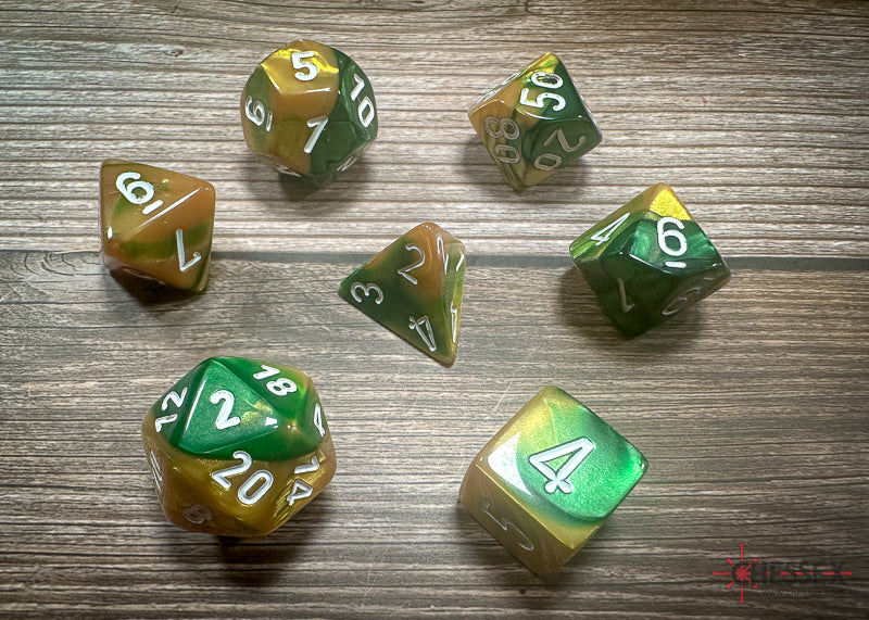 Poly Gold Green/White (7)