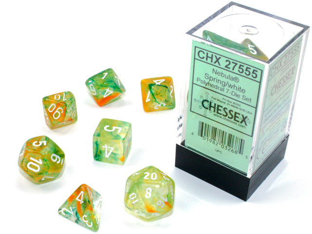 Polyhedral Spring/white Luminary 7-Die Set