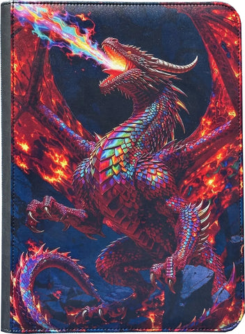 Chromatic Stormdrake Maggot Labs™ 9-Pocket Zippered Binder
