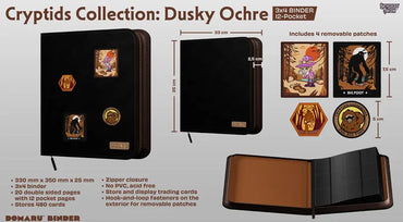 Gatherers' Tavern 12 PKT Domaru Binder Cryptide Collection - Dusky Ochre