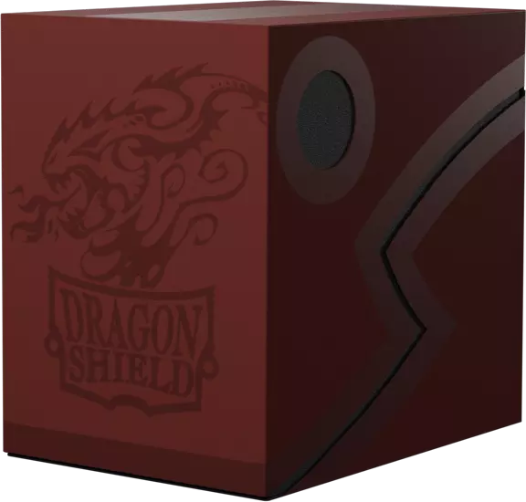 Dragon Shield Double Deck Shell Deck Box Black/Red