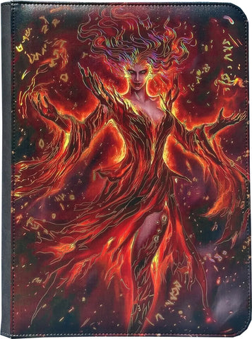 Red Sorceress Maggot Labs™ 9-Pocket Zippered Binder