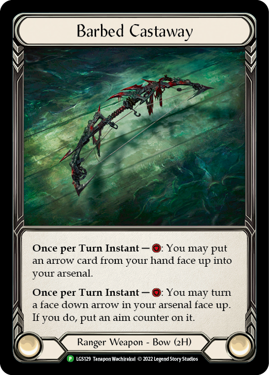 Barbed Castaway [LGS129] (Promo)  Cold Foil