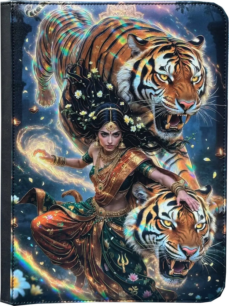 Vajra the Jasmine Tigress Maggot Labs™ 9-Pocket Zippered Binder