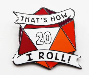 That's How I Roll Pride Pin: Community Lesbian