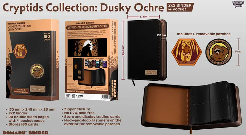 Gatherers' Tavern 4 PKT Domaru Binder Cryptide Collection - Dusky Ochre