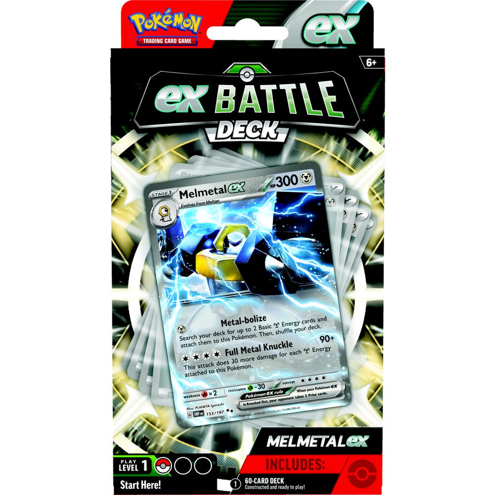 Pokemon Trading Card Game: Melmetal or Houndoom ex Battle Deck