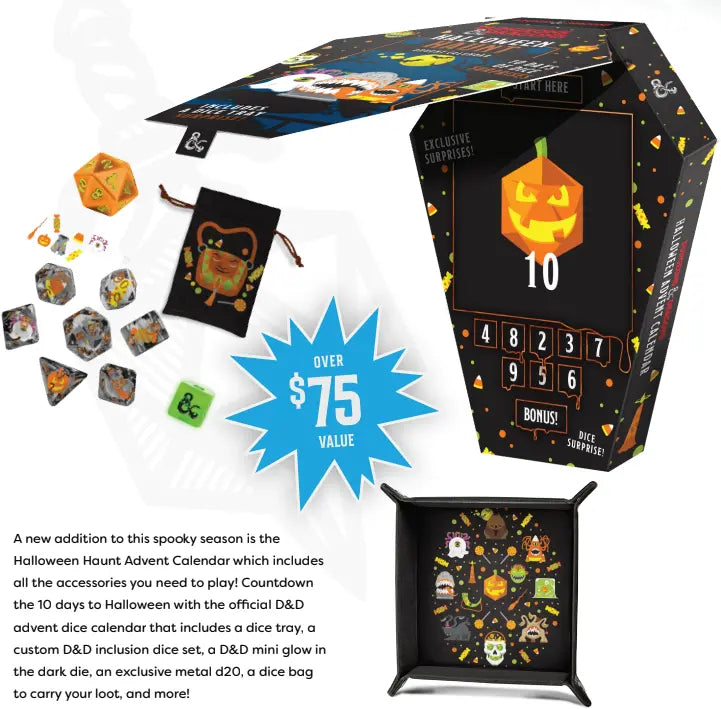 FanRoll Halloween Dungeons & Dragons Advent Calendar 2025
