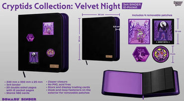Gatherers' Tavern 12 PKT Domaru Binder Cryptide Collection - Velvet Night