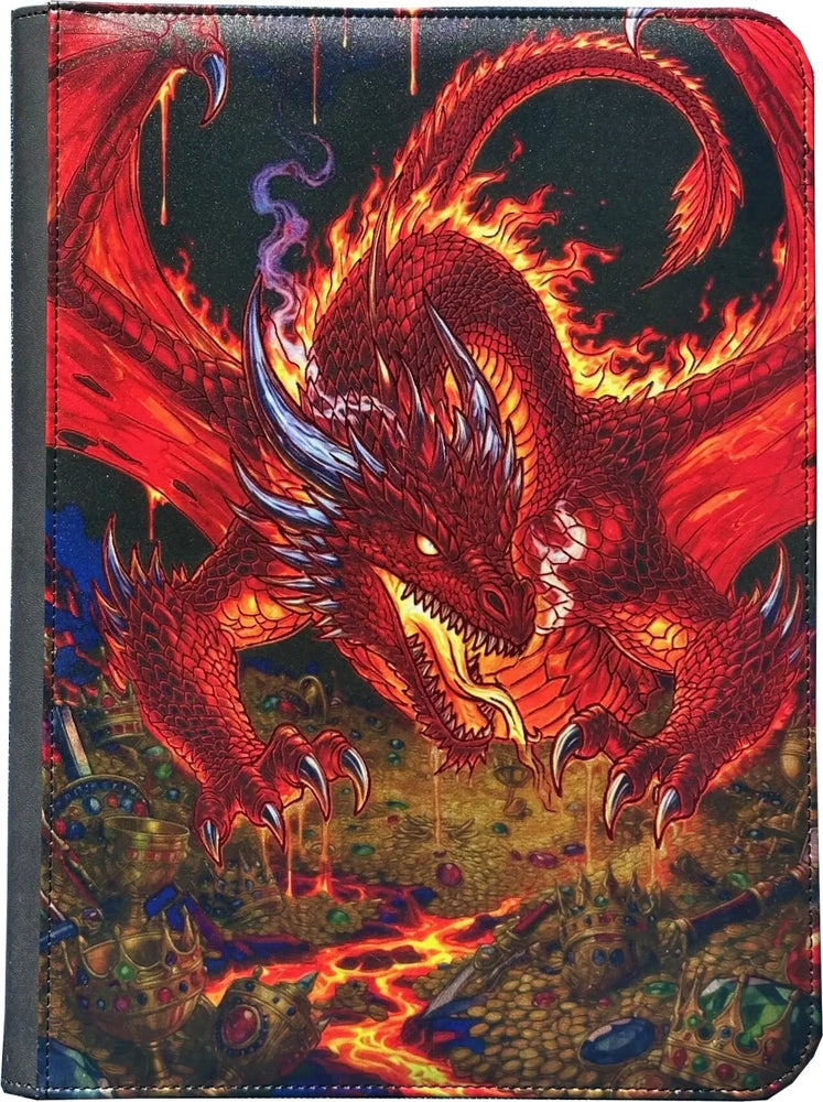 Crimson Horde Tyrant Maggot Labs™ 9-Pocket Zippered Binder