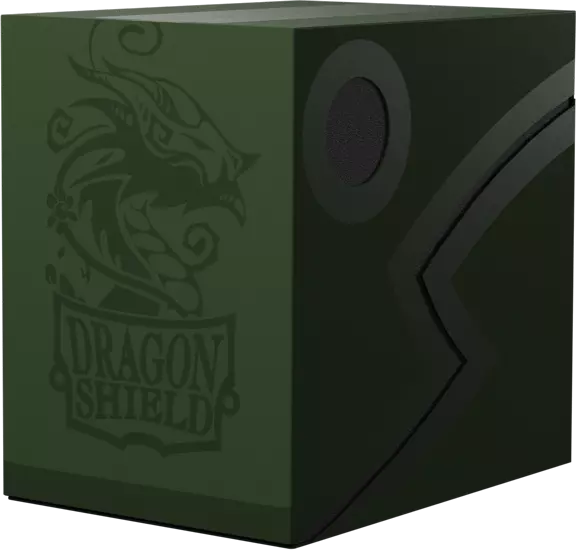 Dragon Shield Double Deck Shell Deck Box Black/Green