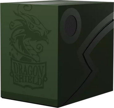 Dragon Shield Double Deck Shell Deck Box Black/Green