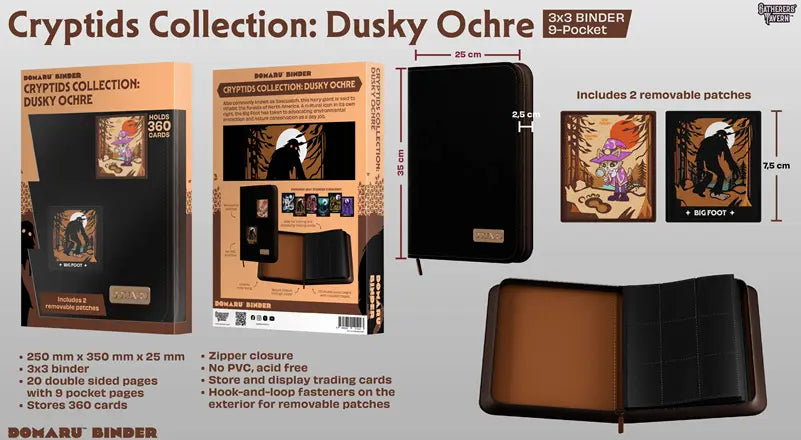 Gatherers' Tavern 9 PKT Domaru Binder Cryptide Collection - Dusty Ochre