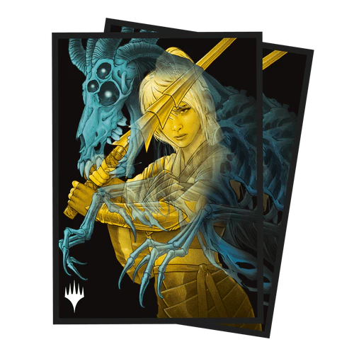 Duskmourn The Wandering Rescuer (Double Exposure Alt) 100ct Deck Protector Sleeves for Magic: The Gathering