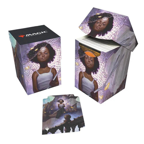 Duskmourn Aminatou, Veil Piercer (Commander) 100+ Deck Box for Magic: The Gathering