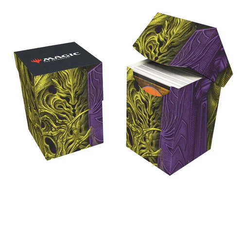 Duskmourn Valgavoth, Terror Eater (Double Exposure Alt) 100+ Deck Box for Magic: The Gathering