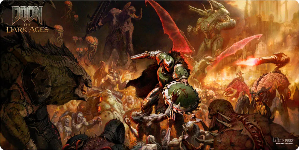 Ultra PRO DOOM Extended Size Play Mat Bethesda 1