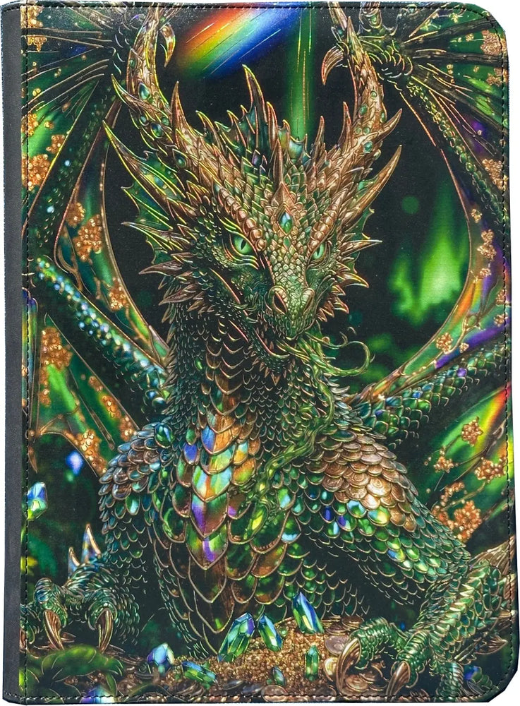 Emerald Canopy Hoarder Maggot Labs™ 9-Pocket Zippered Binder