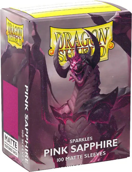 Dragon Shield Game Sleeves Matte Pink Sapphire 100ct Pack