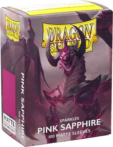 Dragon Shield Game Sleeves Matte Pink Sapphire 100ct Pack