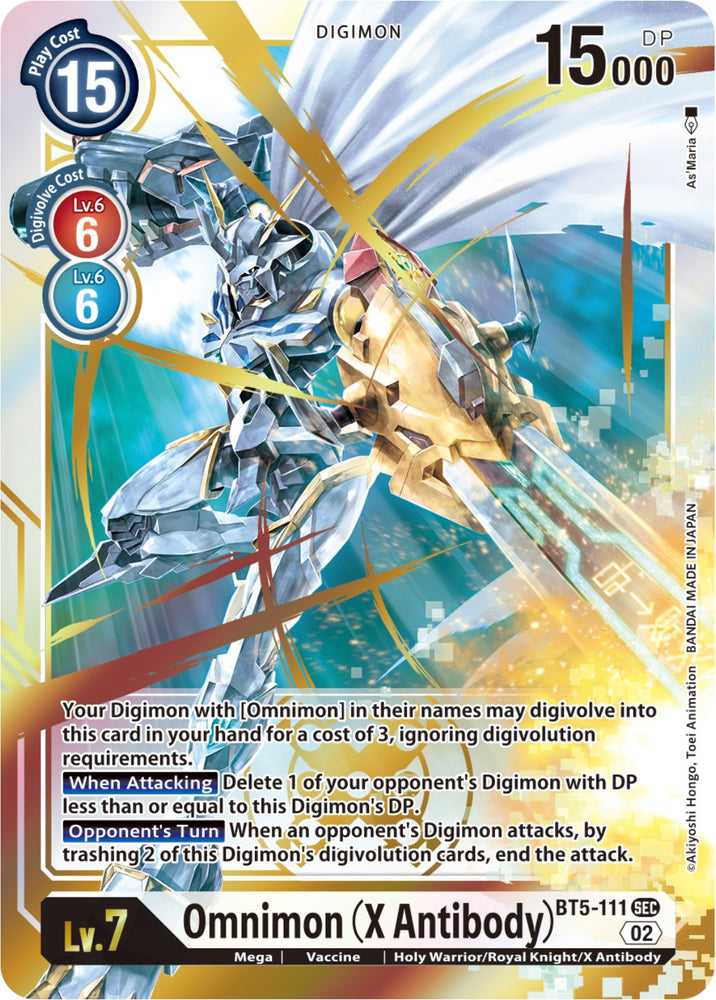 Omnimon (X Antibody) [BT5-111 ] (Resurgence Booster Reprint) [Resurgence Booster]