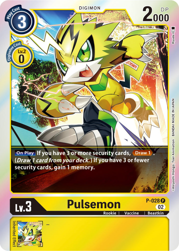 Pulsemon [P-028] (Resurgence Booster Reprint) [Promotional Cards]