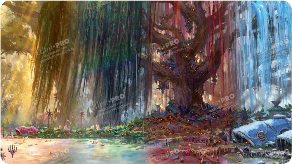 Bloomburrow AR Enhanced Standard Gaming Playmat Multi for Magic: The Gathering - Three Tree City (Four Seasons) - Ultra Pro Playmats