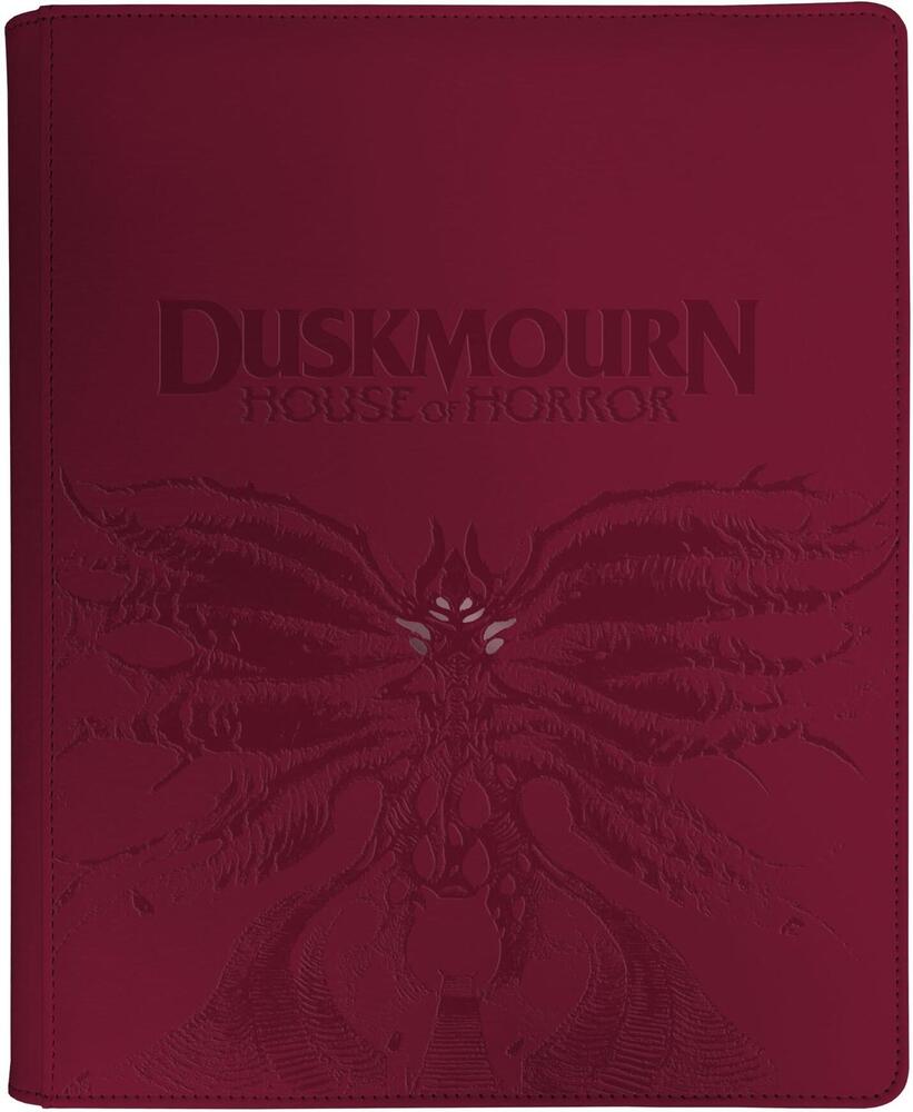 Duskmourn Set Symbol 9-Pocket Premium Zippered PRO-Binder for Magic: The Gathering - Ultra Pro Storage Albums