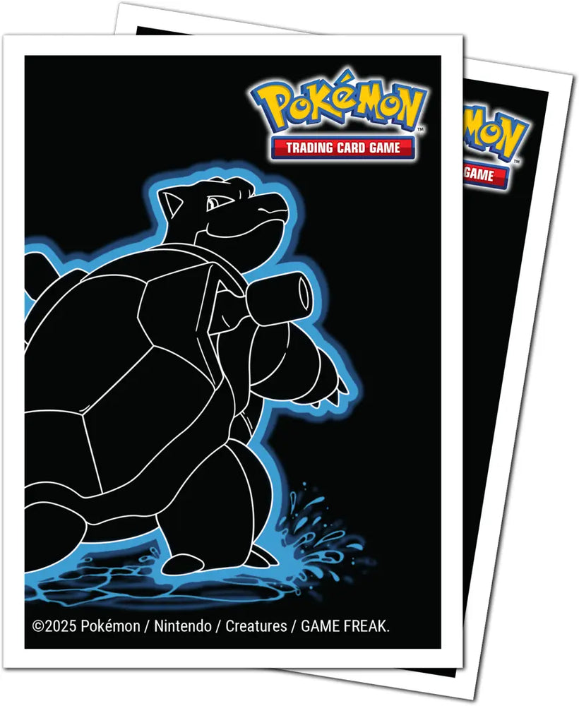 Ultra PRO Apex Sleeves Neon Kanto Blastoise
