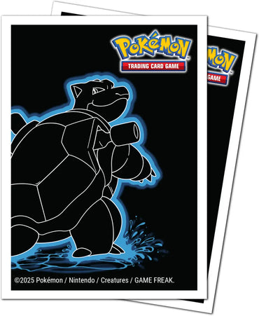Ultra PRO Apex Sleeves Neon Kanto Blastoise