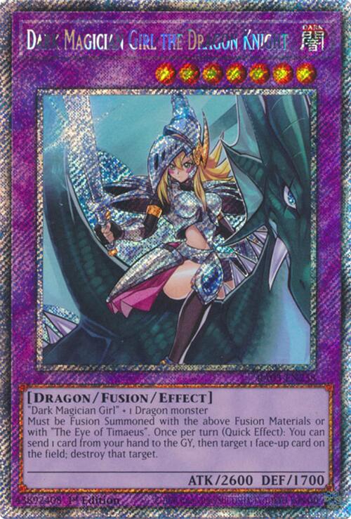 Dark Magician Girl the Dragon Knight (Platinum Secret Rare) [RA03-EN25