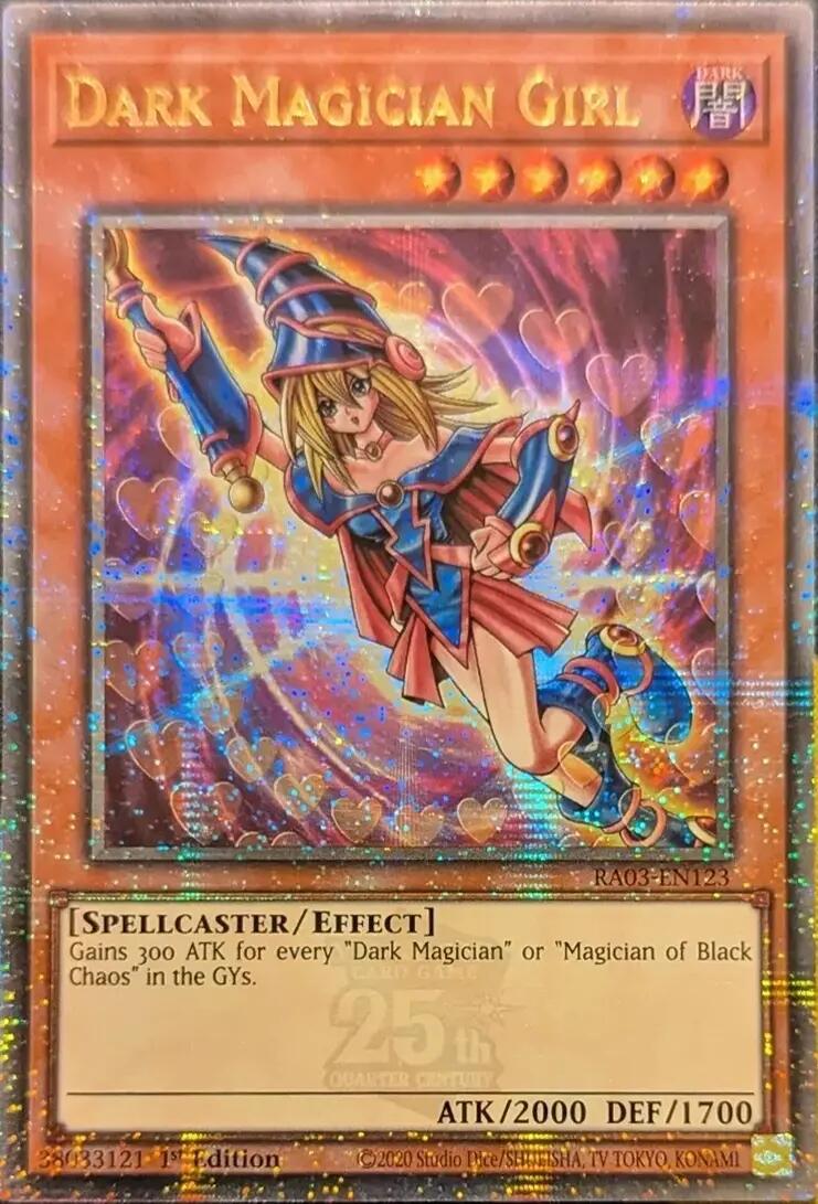 Dark Magician Girl (Quarter Century Secret Rare) (C) [RA03-EN123] Quar