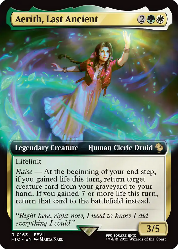 Aerith's Curaga Magic - Heroic Intervention [Secret Lair Drop Series]