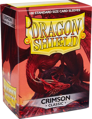 Dragon Shield Game Sleeves Classic Crimson 100Ct Pack