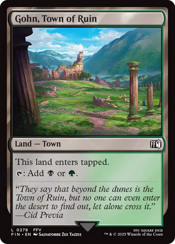 Gohn, Town of Ruin [FINAL FANTASY]