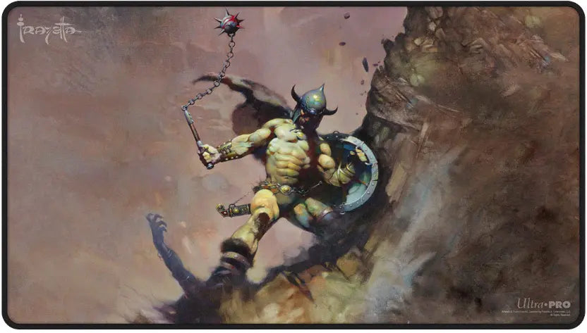 Ultra PRO Artist Spotlight Frank Frazetta - Warrior with Ball and Chain - Play Mat