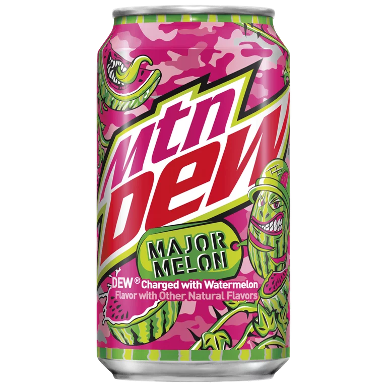 mtn dew major melon