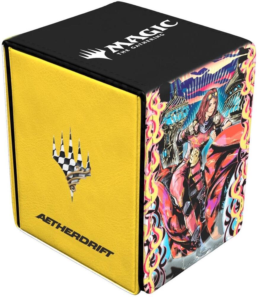 Aetherdrift - Variant Art PW: Chandra, Spark Hunter Alcove Flip Deck Box for Magic: The Gathering - Ultra Pro Deck Boxes