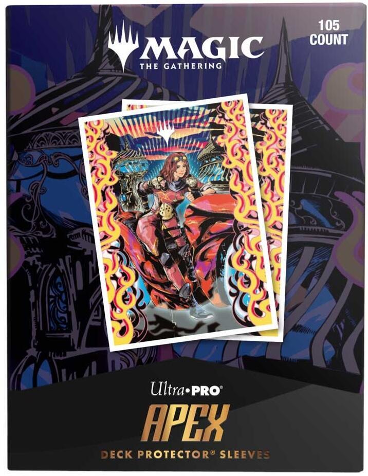 Aetherdrift - Variant Art PW: Chandra, Spark Hunter APEX Deck Protector Sleeves for Magic: The Gathering (105-pack) - Ultra Pro Card Sleeves