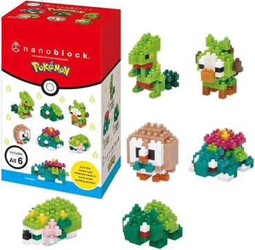 Nanoblock Pokemon Series: Grass Set 1 (Blind Box)
