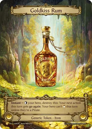 Goldkiss Rum (Treasure) [SEA245] (High Seas)  Rainbow Foil